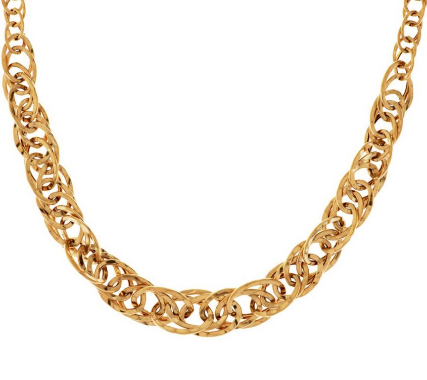 qvc men's gold chains