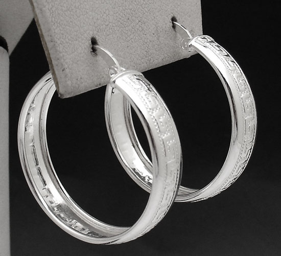 hoop earrings 925 sterling silver ultra chic sophisticated large hoop 