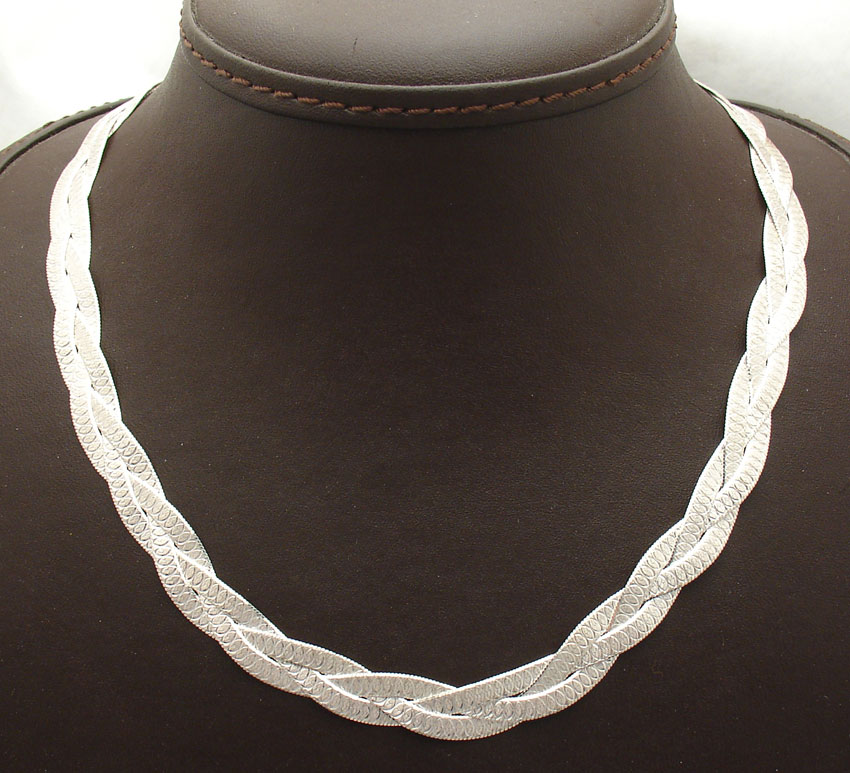 トムウッド Silver Herringbone Chain Necklace 海外限定 - mirabiran.com